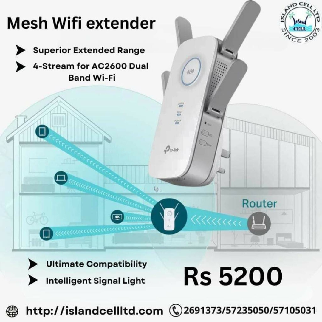 TP-Link Mesh Wifi Extender AC 2600
