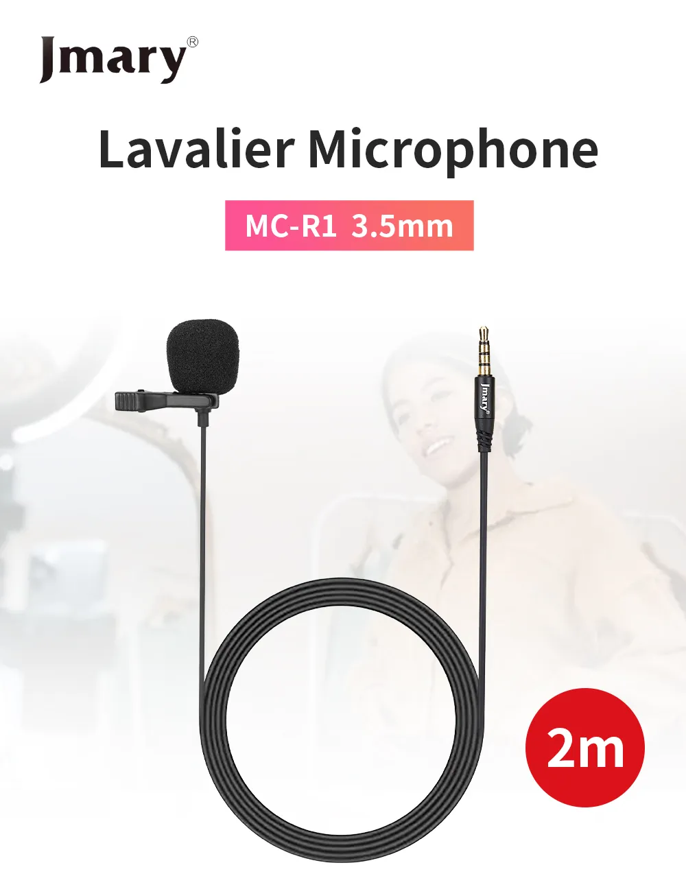 JMARY LAVALIER MICROPHONE MC-R1