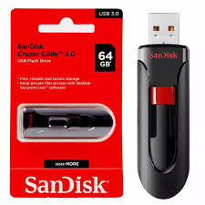 Sandisk Cruzer Glide 64GB ( USB 3.0 Flash Drive )