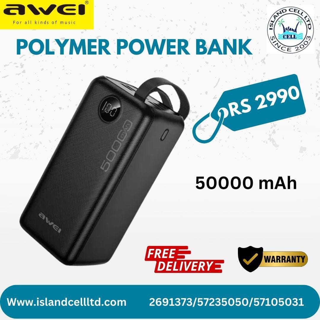 Awei Polymer Power Bank P143K  50000mAh