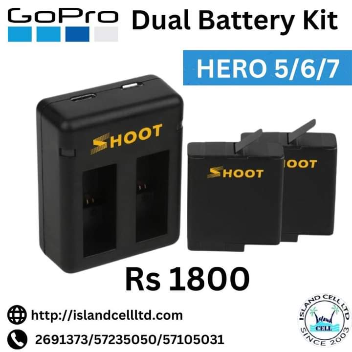 Dual Battery Kit FOR GOPRO