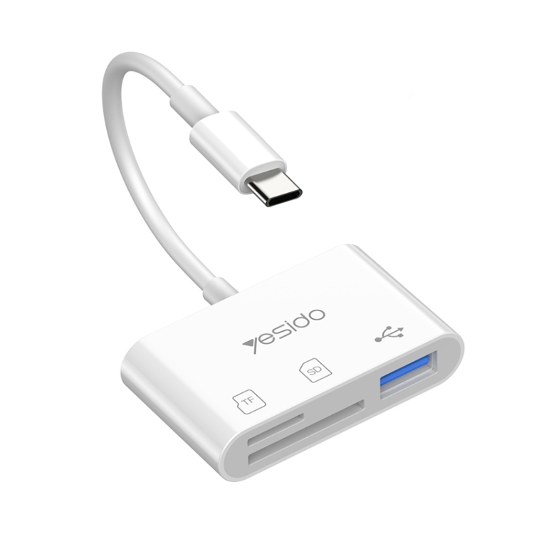 YESIDO OTG ADAPTER GS16 TYPE-C TO USB 3.0 SD & TF CARD