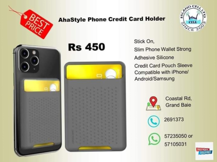 AhaStyle Phone Credit Card Holder