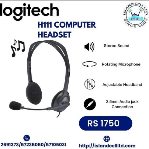 IslandCell | Headset H111 Stereo Logitech