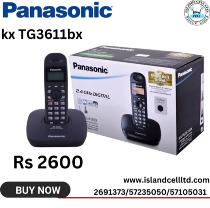 PANASONIC Cordless Phone KX-TG3611BX