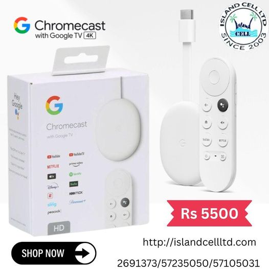 CHROMECAST 4K GOOGLE TV