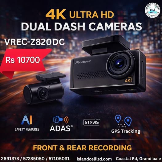 Pioneer VREC-Z820DC Dash Camera